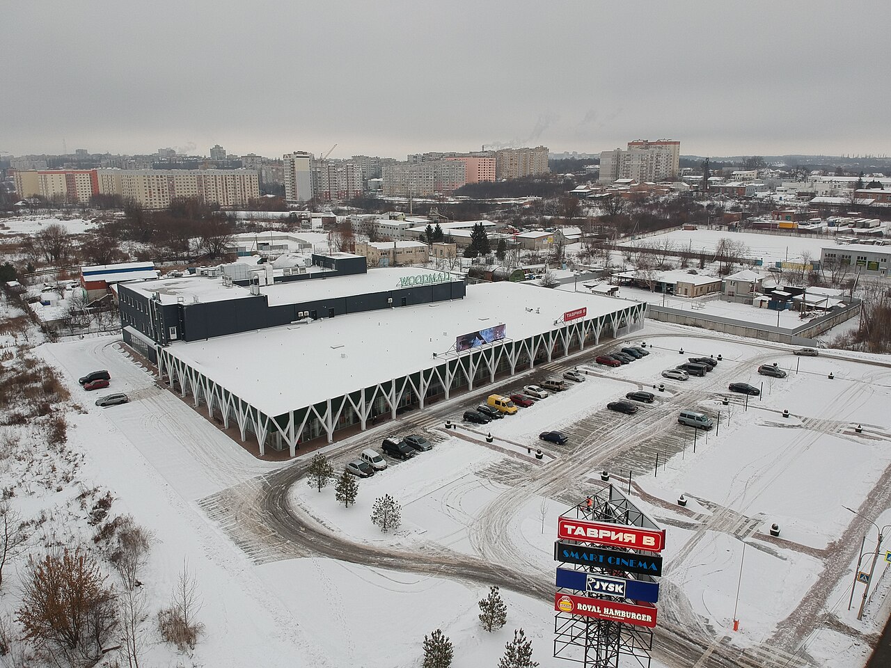 Хмельницький згори. Фото: Alexey M., CC BY-SA 4.0, Wikimedia Commons